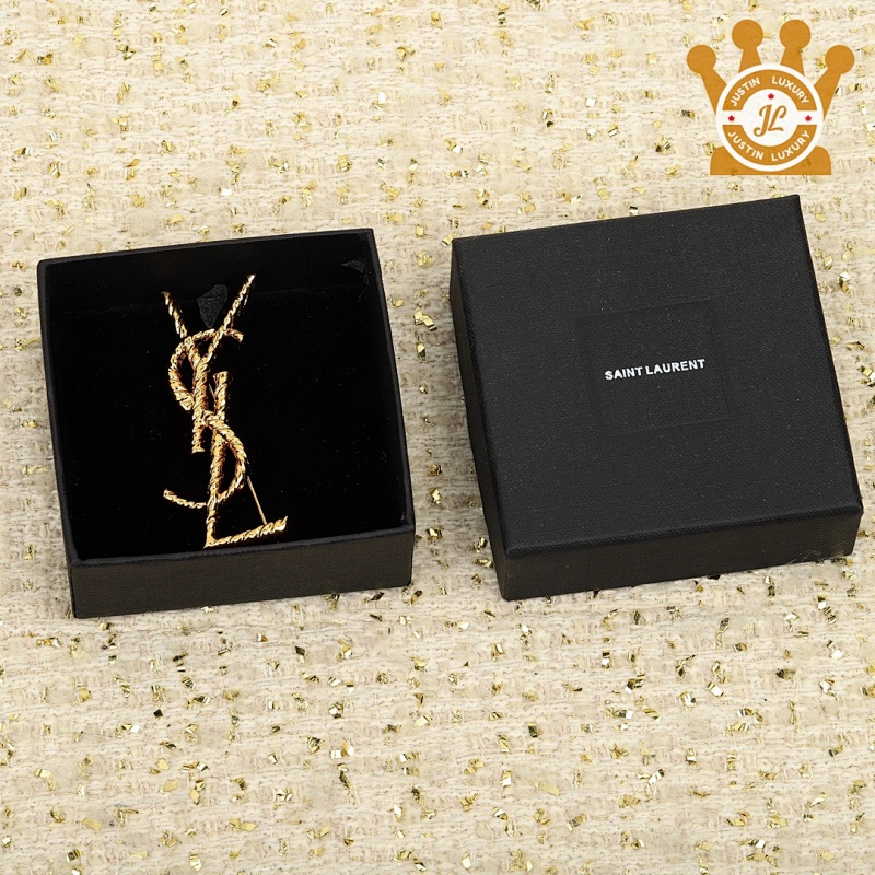 Saint Laurent YSL Brooches