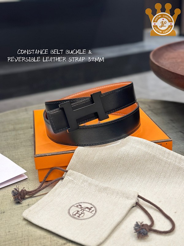 Constance Belt Buckle & Reversible Leather Strap Leather Belt