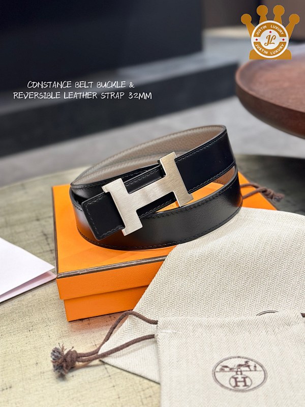 Constance Belt Buckle & Reversible Leather Strap Leather Belt