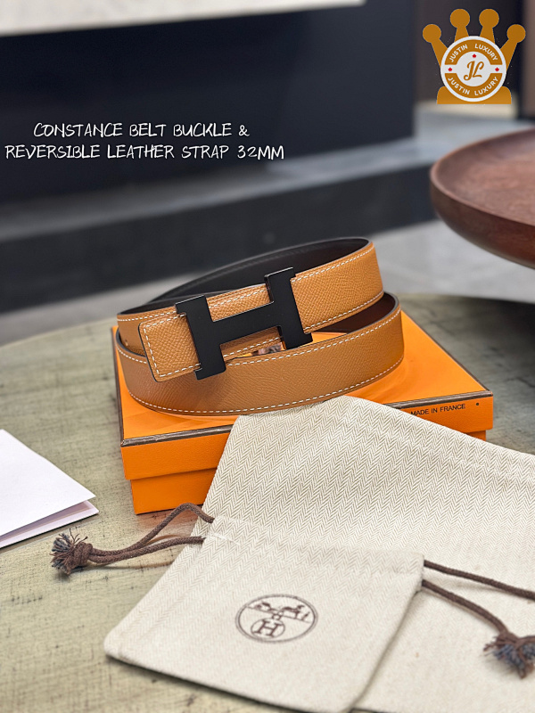 Constance Belt Buckle & Reversible Leather Strap Leather Belt