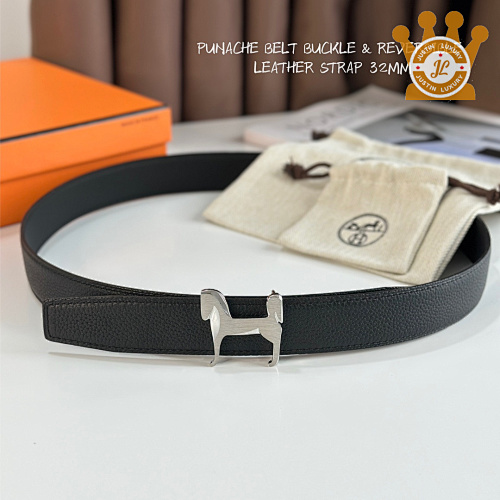 Punache Belt Buckle & Reversible Leather Strap Leather Belt