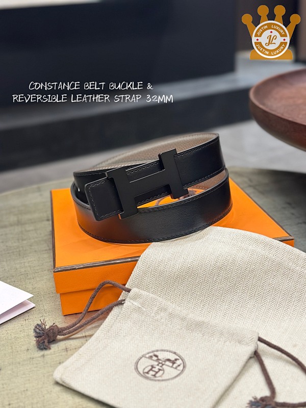 Constance Belt Buckle & Reversible Leather Strap Leather Belt