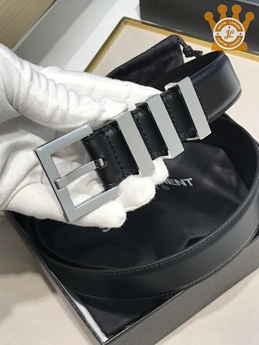 Saint Laurent YSL Leather Belt