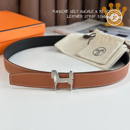 Punache Belt Buckle & Reversible Leather Strap Leather Belt