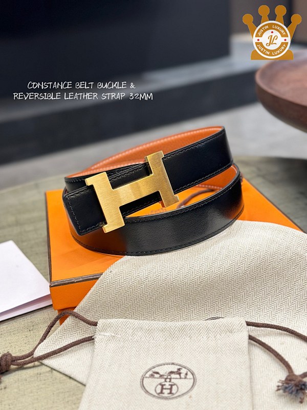 Constance Belt Buckle & Reversible Leather Strap Leather Belt