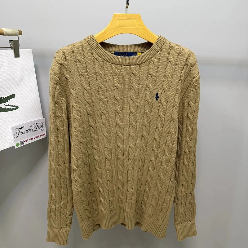 26.8 RL Slim Fit Cable-Knit Cotton Jumper