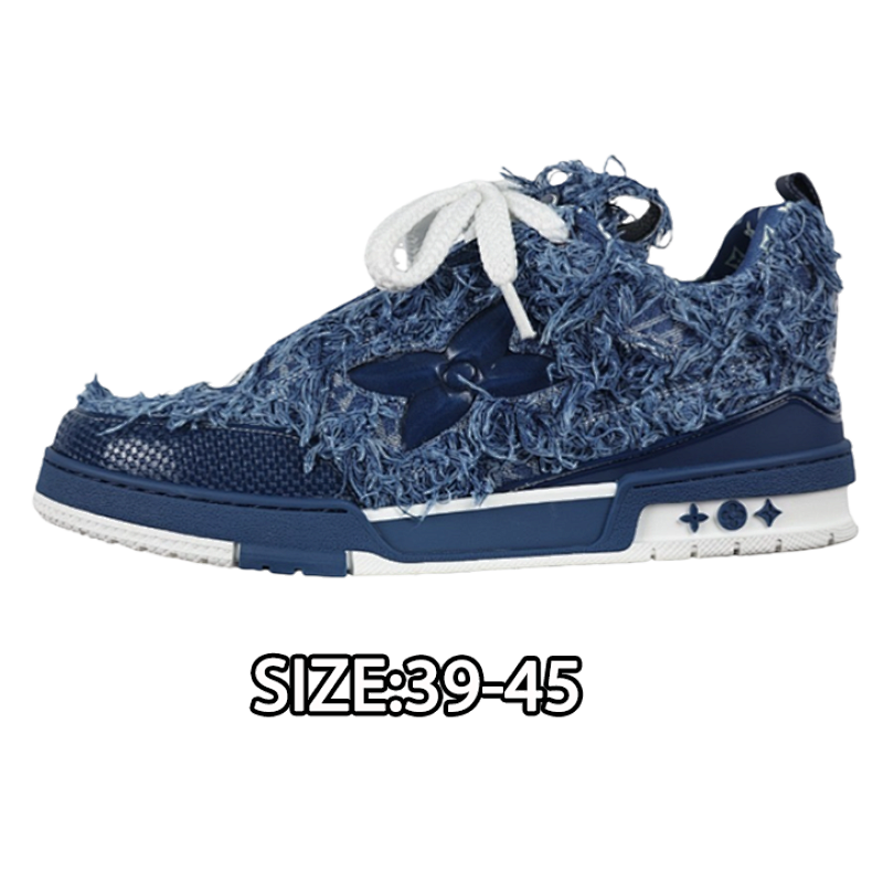 D1 New Color Skate Round Toe Lace-up Shoes