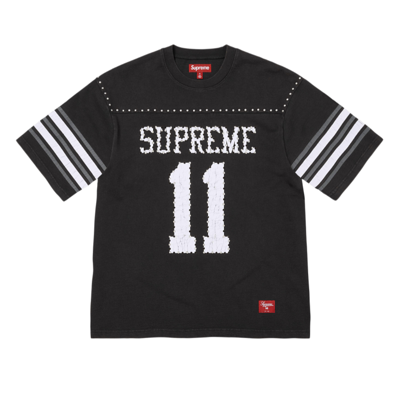 Supreme Letter-print Short-sleeve Soccer Jersey