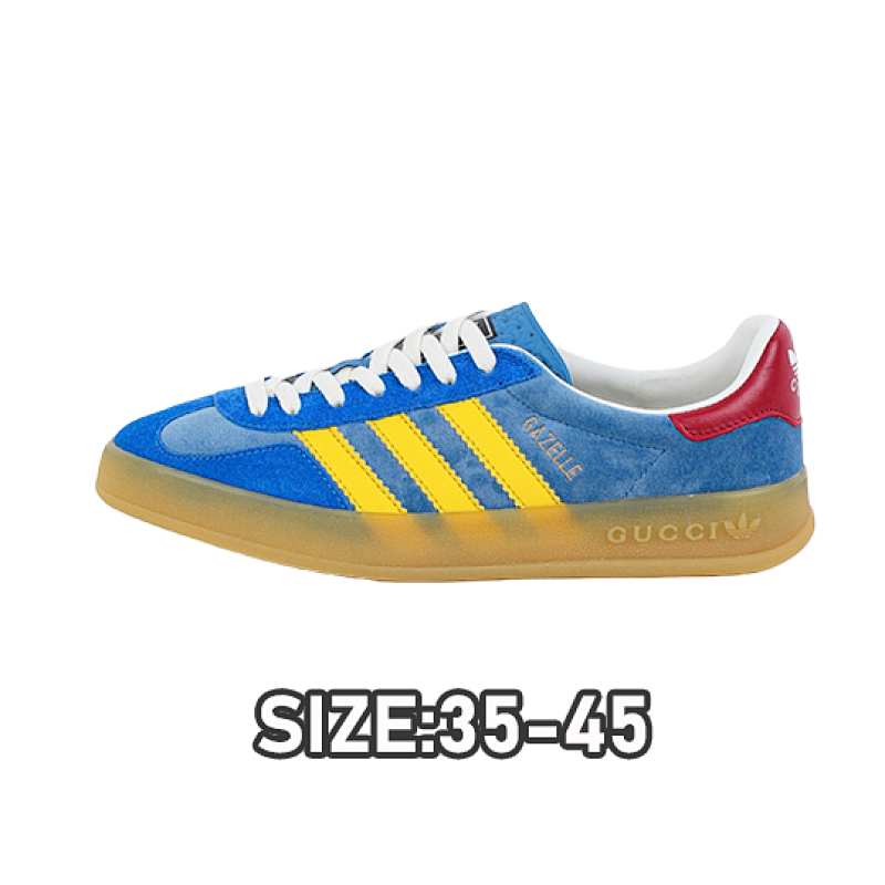 Gucci G Ucci X Adidas Color Blocked Training Series Board Shoes