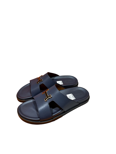 Hermès Oran Cowhide H-shaped Slippers