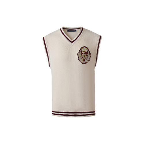Louis Vuitton L V Embellished Sheep Wool Vest