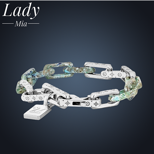 L Resin Chain Bracelet