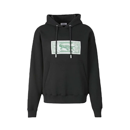 OW Crocodile Dollar Print Hoodie