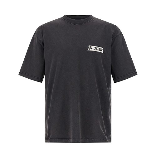 Paris Ink Letter Strip Short-Sleeve