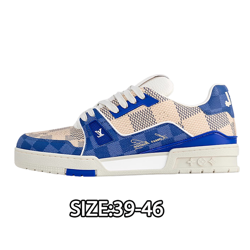 Louis Vuitton Blue Checkerboard