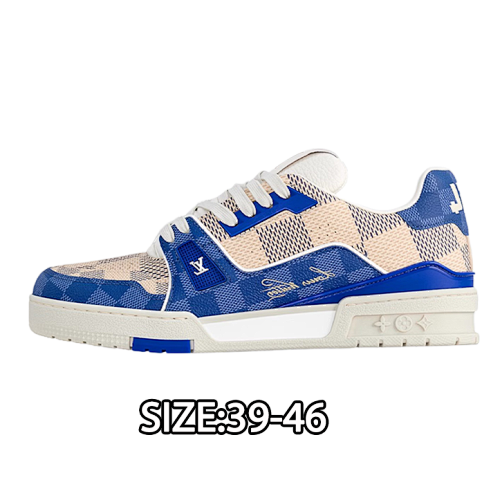 Louis Vuitton Blue Checkerboard