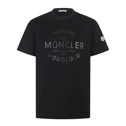 Letter Badge Print Short-Sleeve T-Shirt