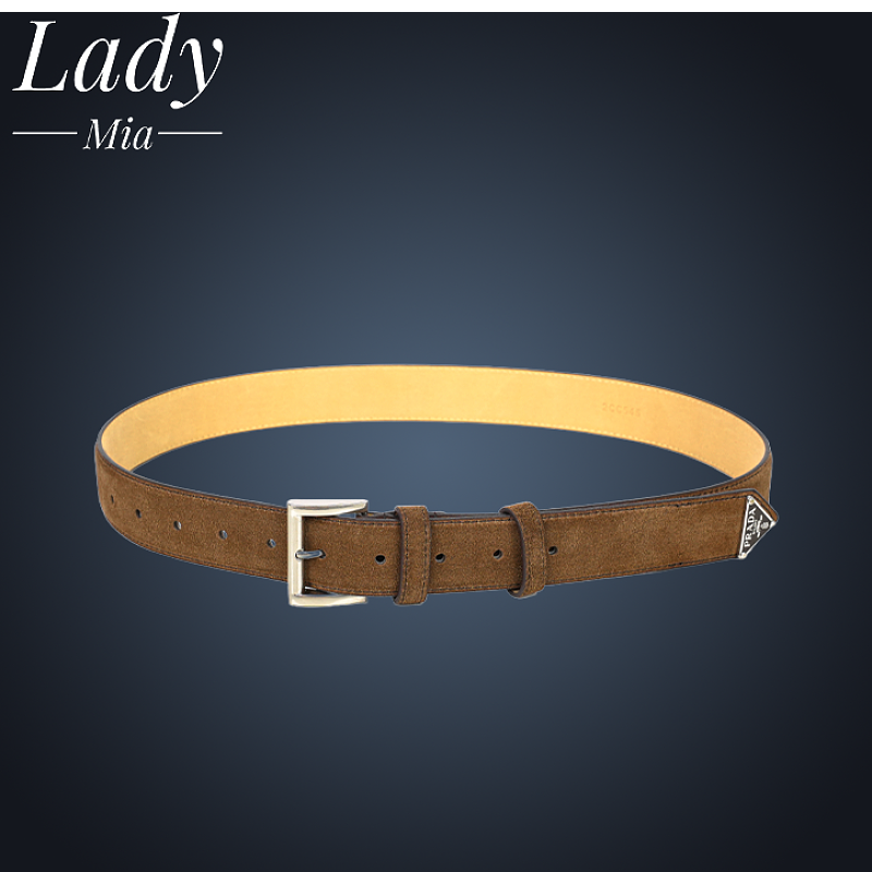 Prada P Suede Belt