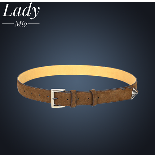 Prada P Suede Belt