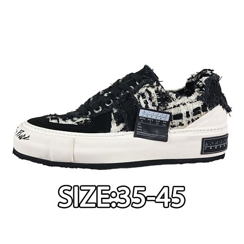 Chanel Van Ness Wu's Brand Presents Deconstructed Stacked Thick-soled Low-top Vulcanized Sneakers