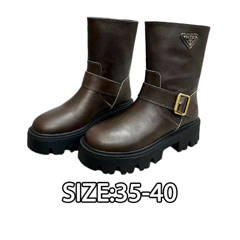 Prada S Iconic Triangle Logo Boots A True Showstopper This Is A Series That Becomes Imposs