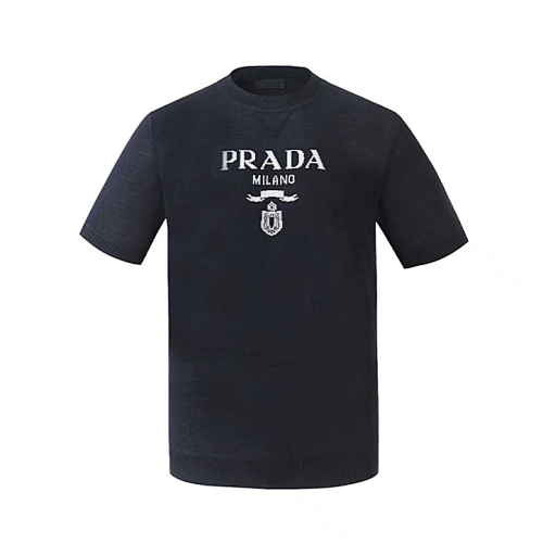 Classic Wool Crew Neck Short-sleeved Shirt