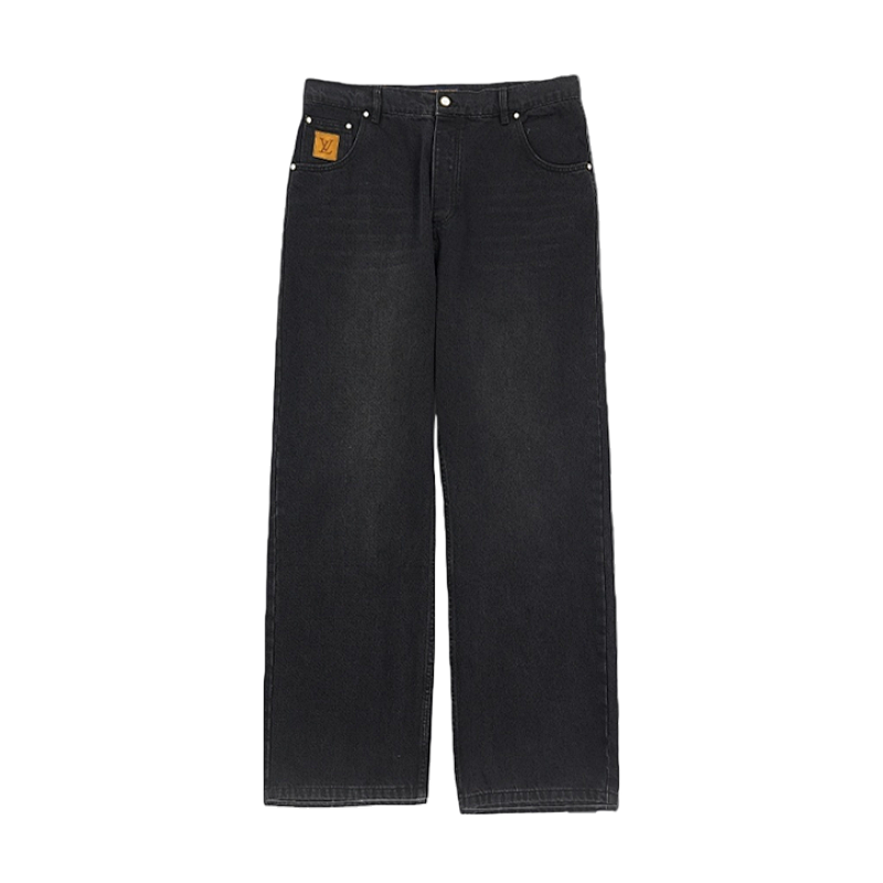 Monogrammed Letter Jeans