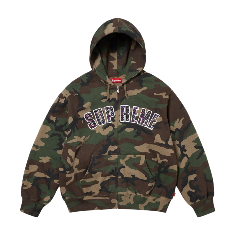 Supreme Zip-up Hoodie Sweatshirt