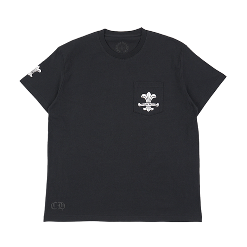 Mottled Sanskrit Iris Print Short-Sleeve