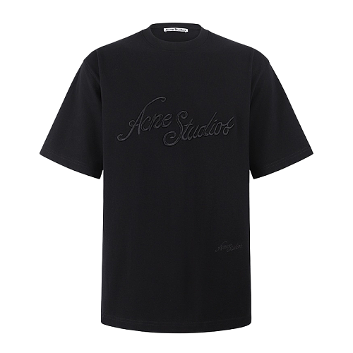 Embroidered Logo Crew Neck Short Sleeve T-Shirt