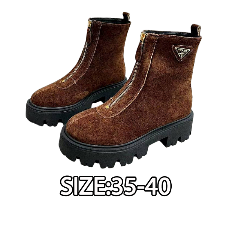Prada S Iconic Triangle Logo Boots A True Showstopper This Is A Series That Becomes Imposs