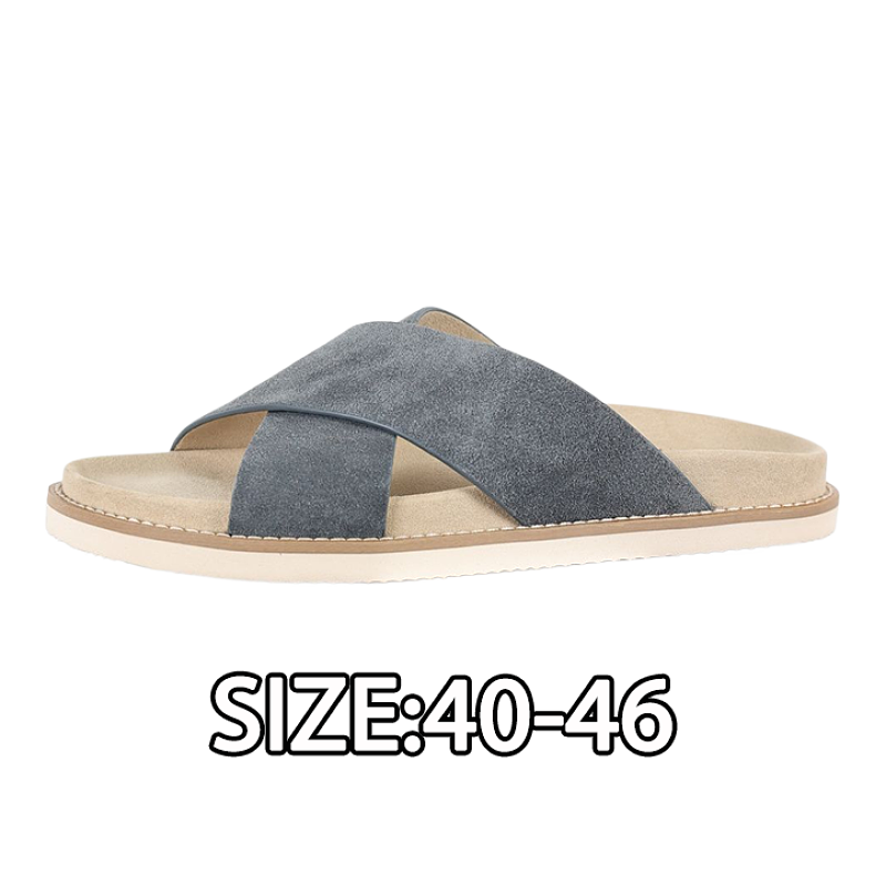 Off-White Suede Cross Drag Gray
