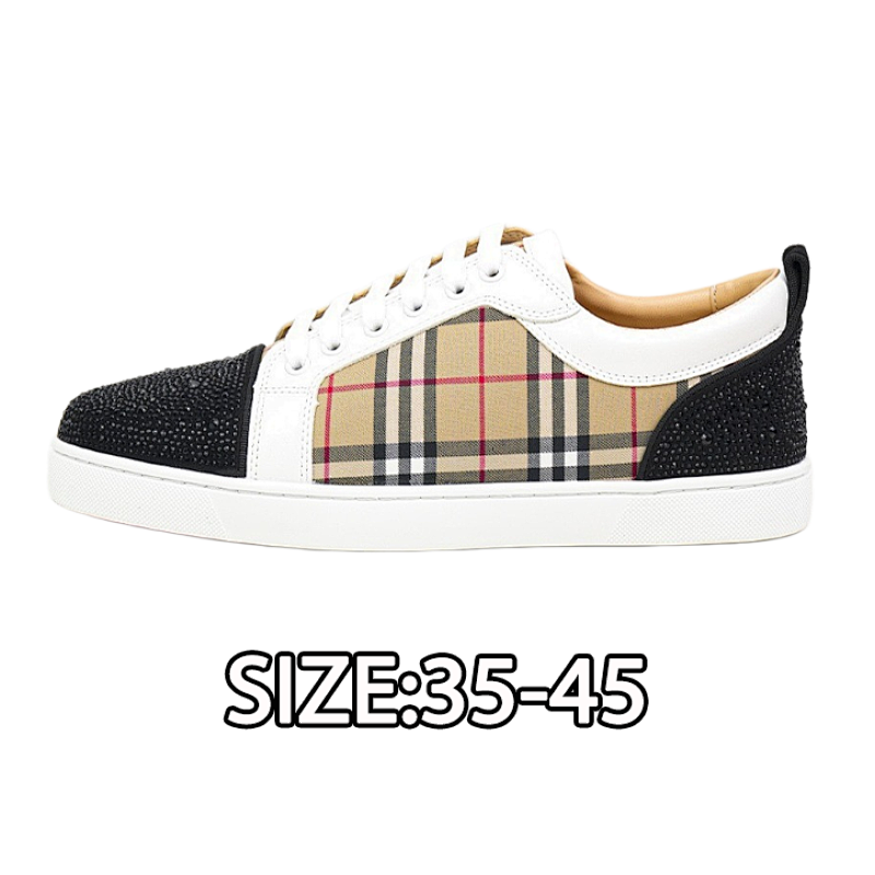 Rhinestone-Laced Casual Sneakers
