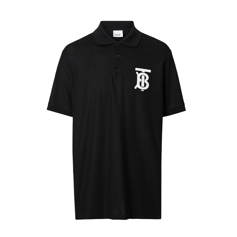 Large BT Letter Silicone Polo Shirt