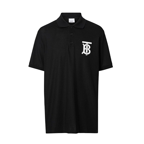 Large BT Letter Silicone Polo Shirt
