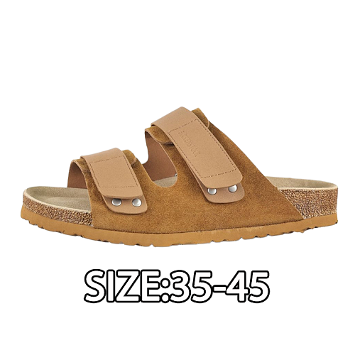 Birkenstock Velcro Flip-flops Camel Color