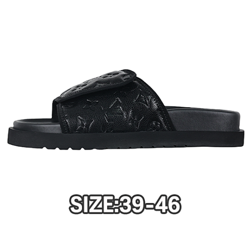Louis Vuitton Round Head Flip Flops Series