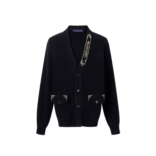 Gold Thorn Silk Cardigan