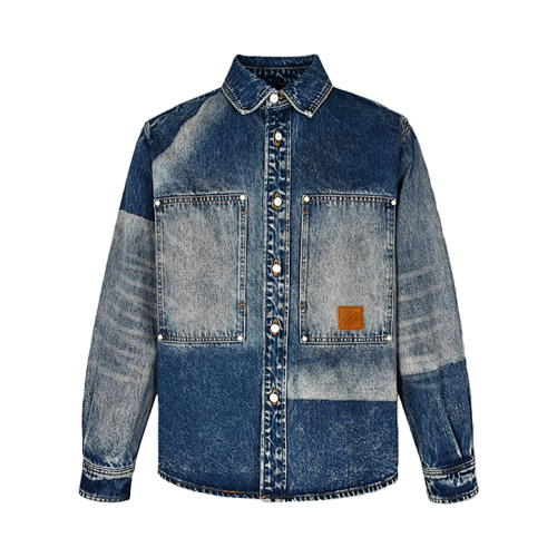 Sun-faded Denim Jacket