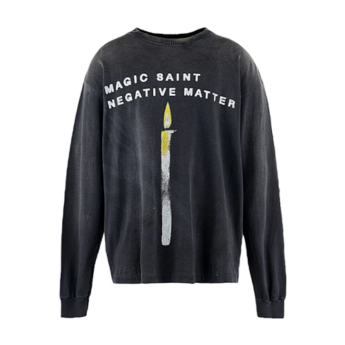 S M Candle Print Long Sleeve