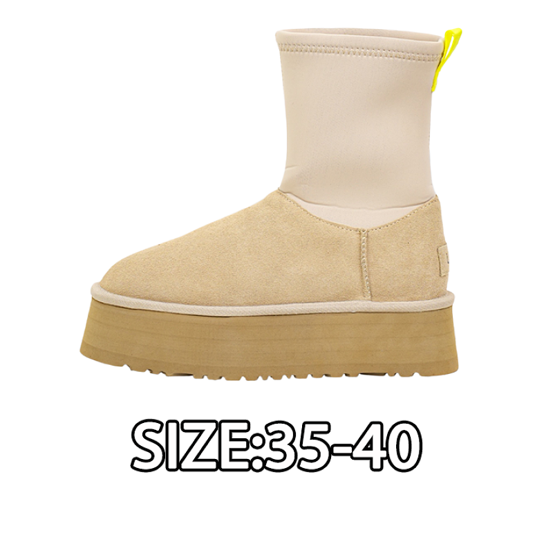 Pencil Boots With 5cm Thick Sole
