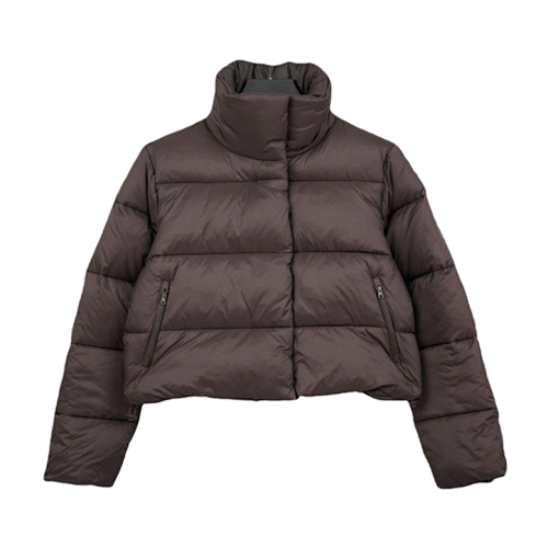 Kendall Jenner Four-panel Short Down Jacket - Brown