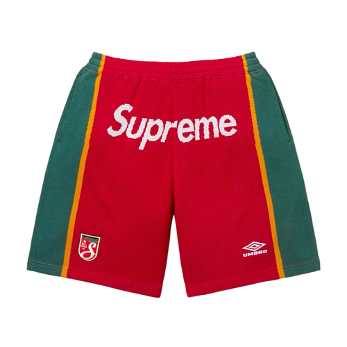 Supreme Patchwork Knit American Football Shorts