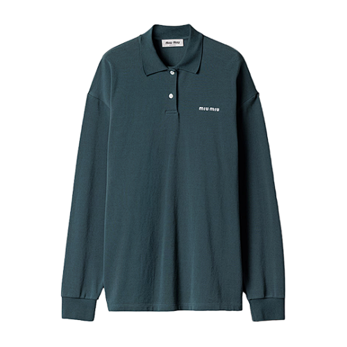 Polo Long Sleeve Dark Green