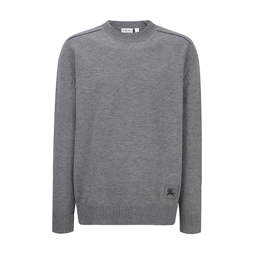 Burberry Equestrian Jacquard Logo Knit Sweater