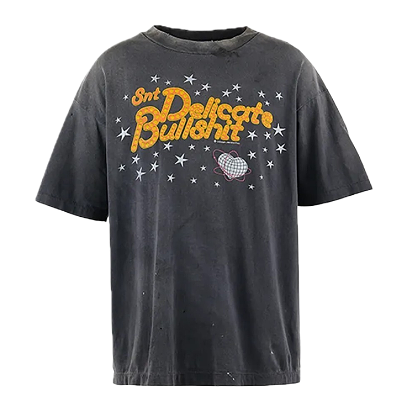 Star Slogan Print T-shirt