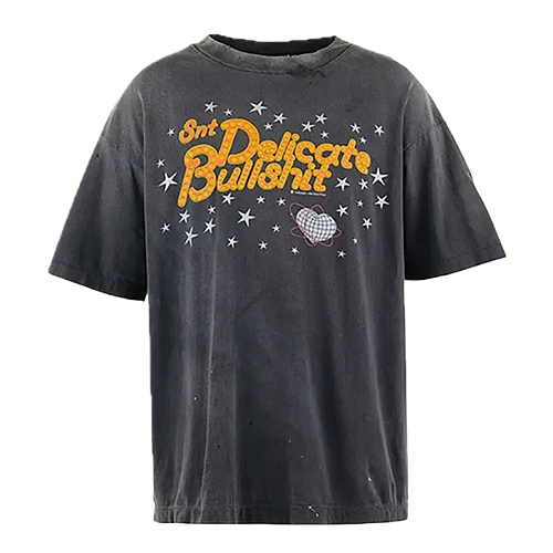 Star Slogan Print T-shirt