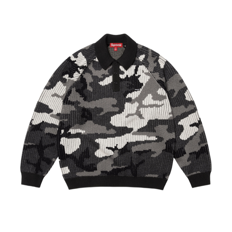 Supreme Embroidered Logo Long-sleeve Knit Top