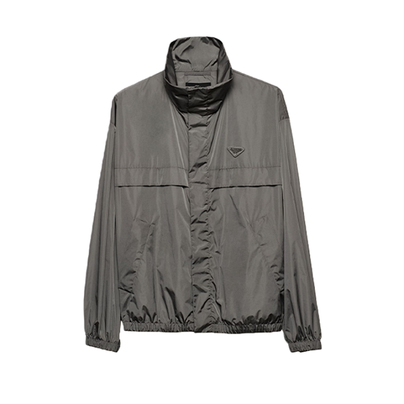 Triangle Logo Lightweight Stand Collar Jacket