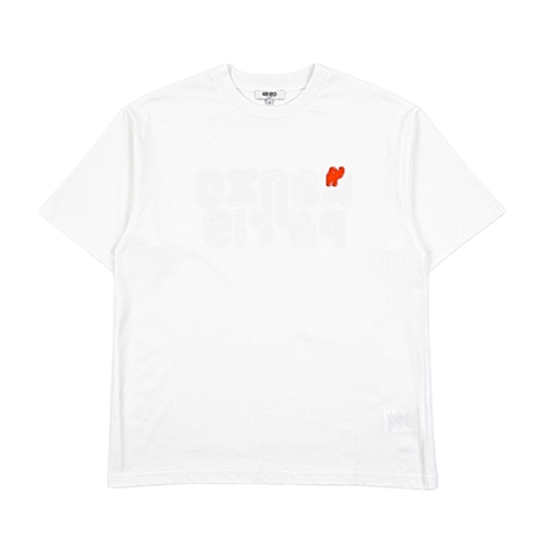 Ke Nzo Takada Elephant Letter Print Short-Sleeve T-Shirt